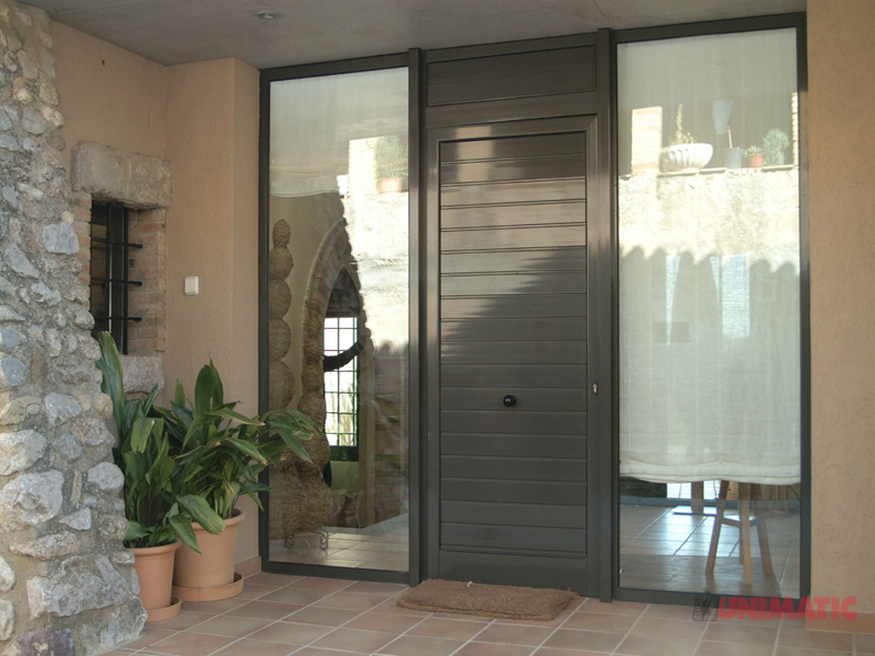 Doors with tempered glass